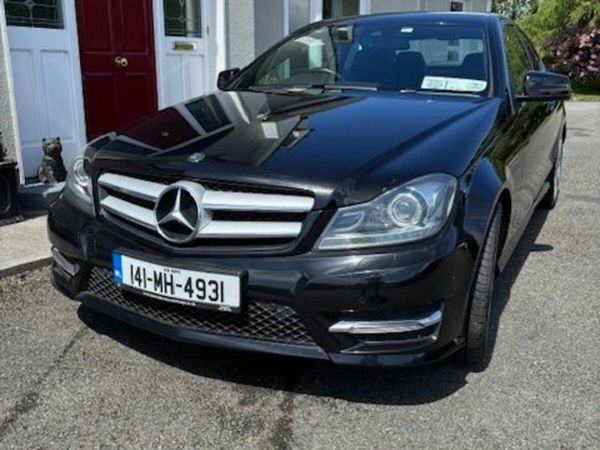 Mercedes-Benz C-Class Coupe, Petrol, 2014, Black