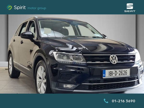 Volkswagen Tiguan SUV, Diesel, 2018, Black