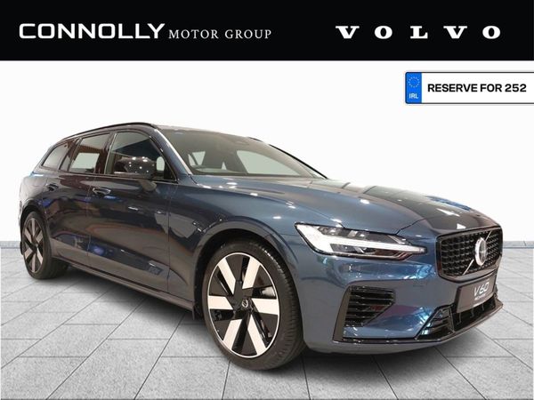 Volvo V60 Estate, Petrol Plug-in Hybrid, 2025, Blue