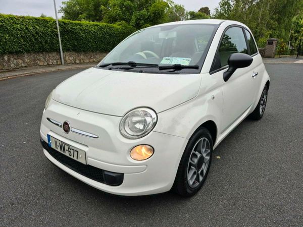 Fiat 500 Hatchback, Petrol, 2011, White