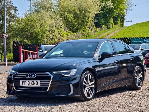 Audi A6 Saloon, Diesel Hybrid, 2019, Black
