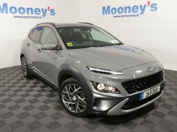 Hyundai KONA Crossover, Petrol Hybrid, 2021, Grey