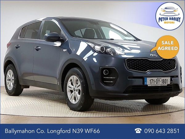Kia Sportage SUV, Diesel, 2017, Blue