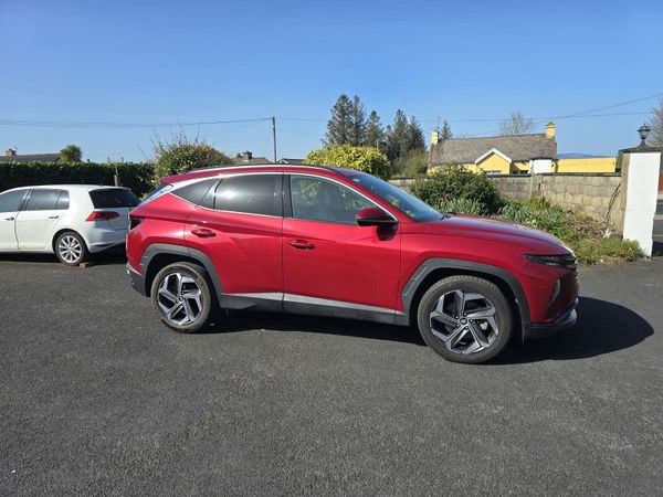 Hyundai Tucson SUV, Petrol Hybrid, 2022, Red