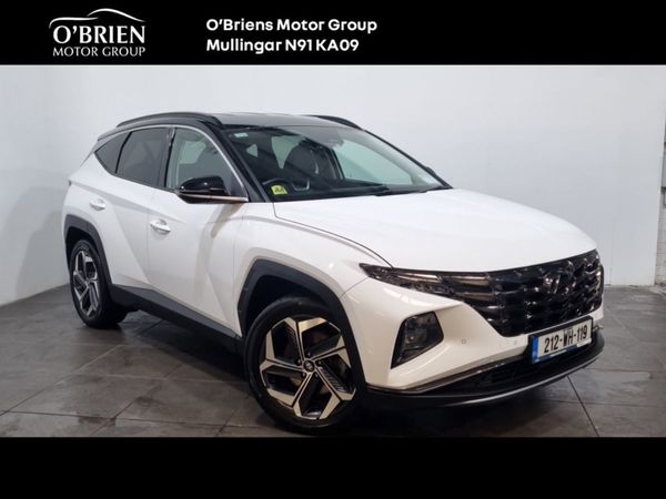 Hyundai Tucson SUV, Petrol Hybrid, 2021, White