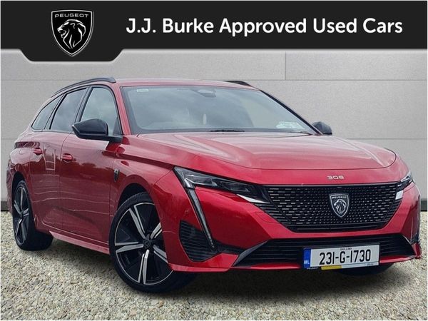 Peugeot 308 Estate, Diesel, 2023, Red