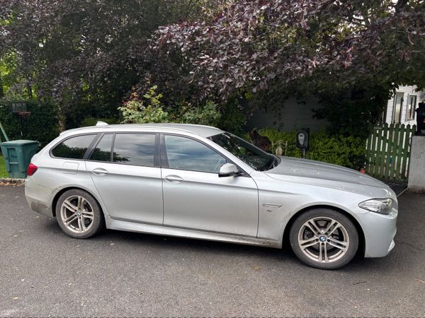BMW 5-Series Estate, Diesel, 2015, Silver
