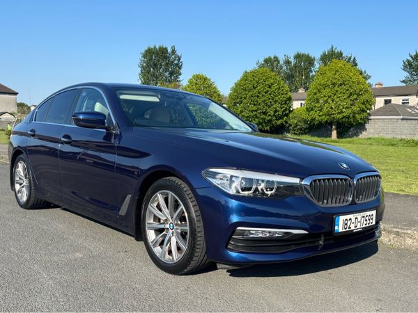 BMW 5-Series Saloon, Diesel, 2018, Blue
