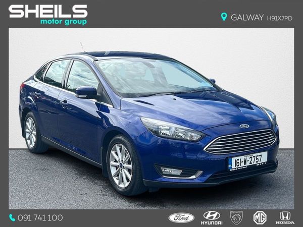 Ford Focus Saloon, Diesel, 2016, Blue