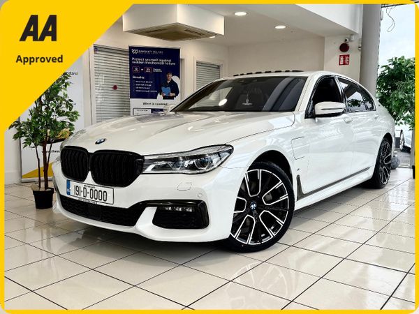 BMW 7-Series Saloon, Petrol Plug-in Hybrid, 2019, White