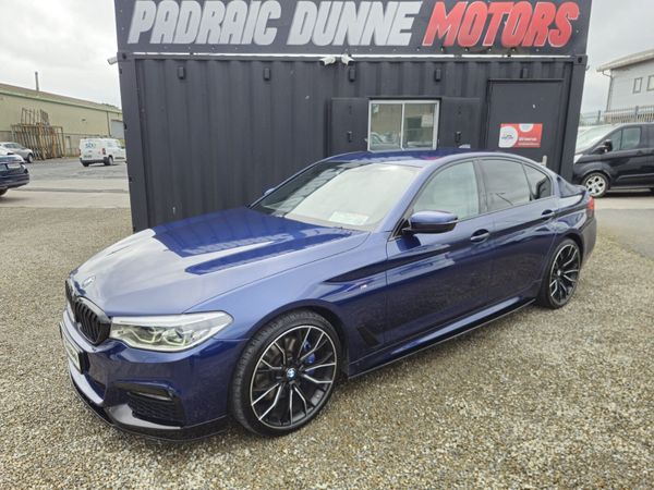 BMW 5-Series Saloon, Diesel, 2017, Blue
