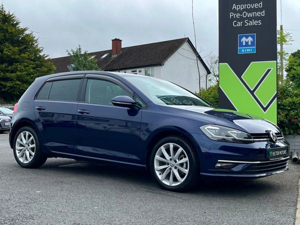Volkswagen Golf Hatchback, Petrol, 2018, Blue