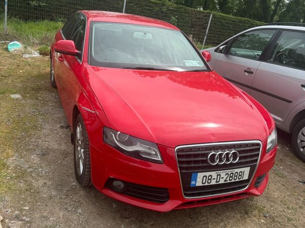 Audi A4 Saloon, Diesel, 2008, Red