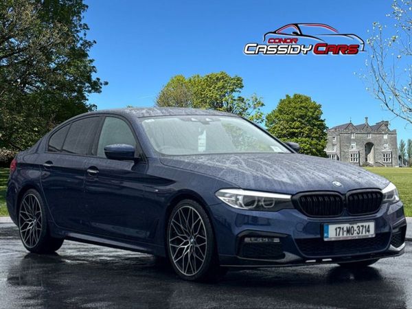 BMW 5-Series Saloon, Diesel, 2017, Blue