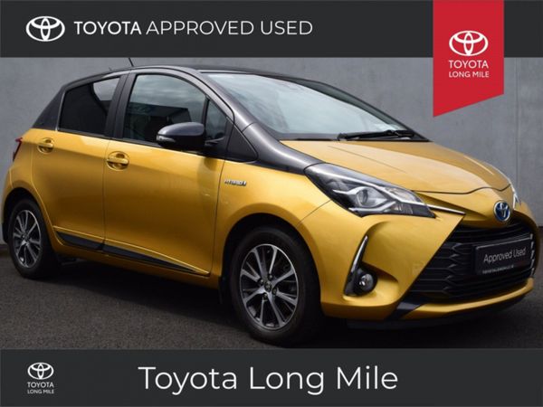 Toyota Yaris Hatchback, Petrol Hybrid, 2019, Gold