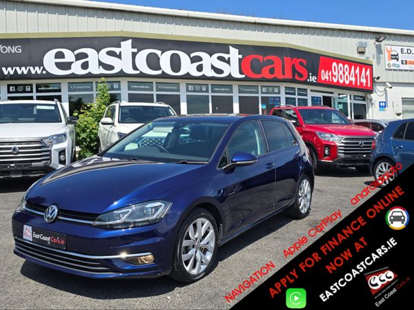 Volkswagen Golf Hatchback, Petrol, 2018, Blue