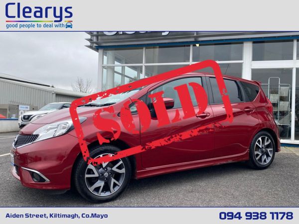 Nissan Note MPV, Petrol, 2015, Red