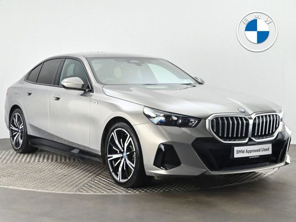 BMW 5-Series Saloon, Petrol Plug-in Hybrid, 2024, Grey