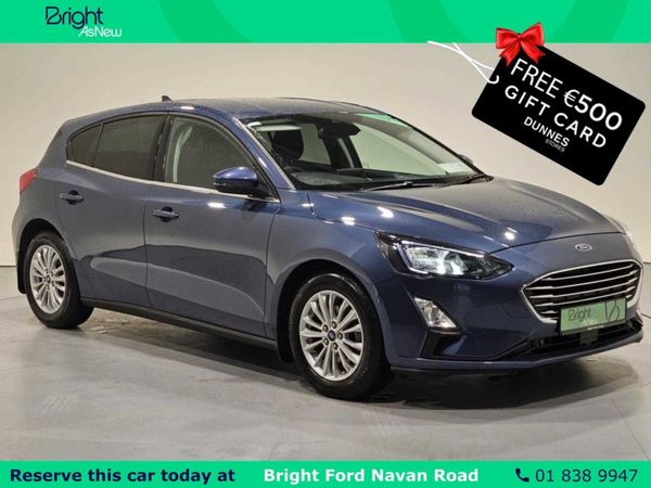Ford Focus Hatchback, Petrol, 2022, Blue