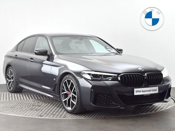 BMW 5-Series Saloon, Diesel Hybrid, 2022, Grey
