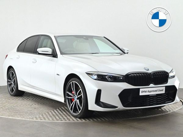 BMW 3-Series Saloon, Petrol Plug-in Hybrid, 2023, White