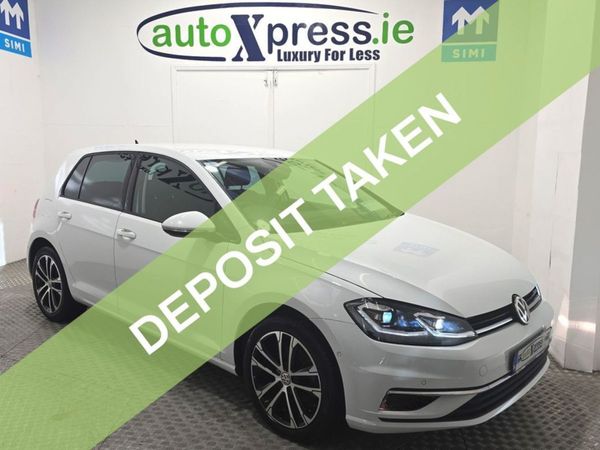 Volkswagen Golf Hatchback, Petrol, 2018, White