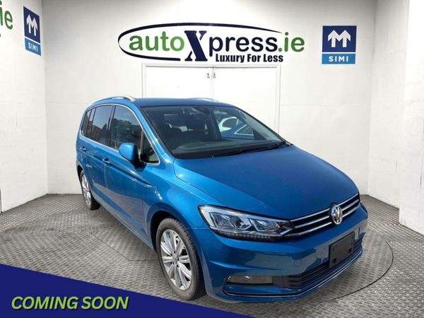 Volkswagen Touran MPV, Diesel, 2019, Blue