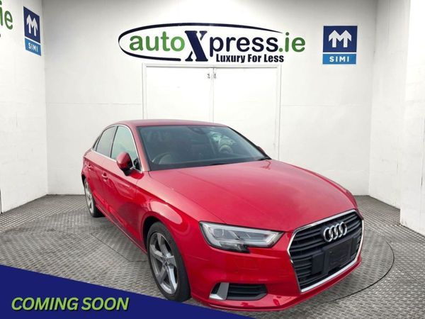Audi A3 Saloon, Petrol, 2020, Red