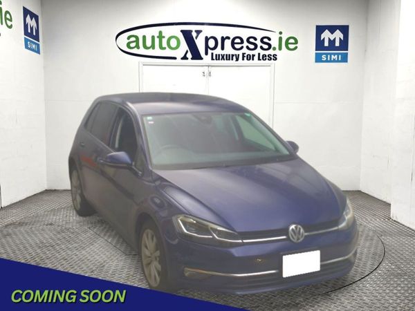 Volkswagen Golf Hatchback, Petrol, 2018, Blue