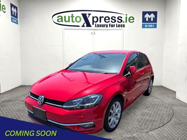 Volkswagen Golf Hatchback, Petrol, 2018, Red