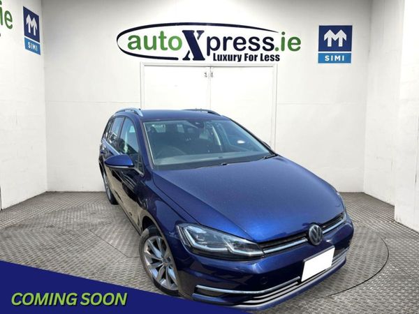 Volkswagen Golf Estate, Petrol, 2019, Blue