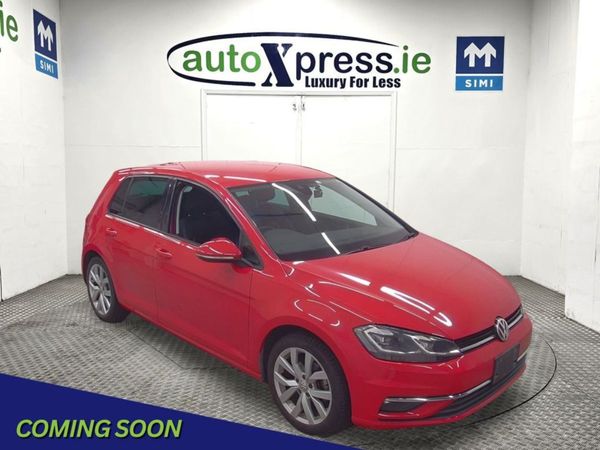 Volkswagen Golf Hatchback, Petrol, 2018, Red