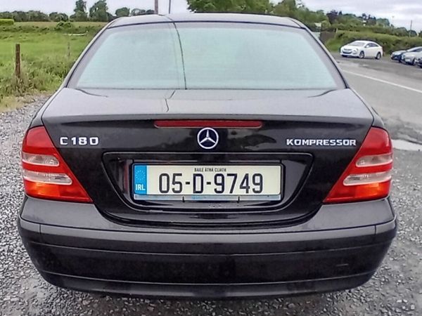 Mercedes-Benz C-Class Saloon, Petrol, 2005, Black