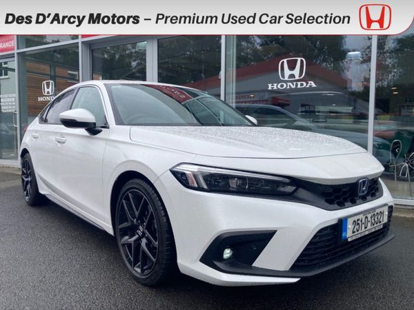 Honda Civic Hatchback, Petrol Hybrid, 2025, White