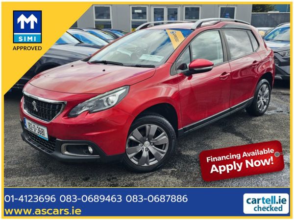 Peugeot 2008 Estate, Petrol, 2018, Red