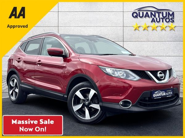 Nissan Qashqai SUV, Diesel, 2017, Red
