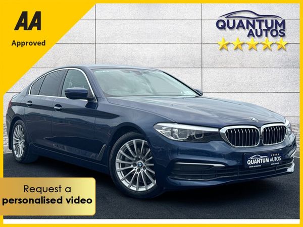 BMW 5-Series Saloon, Diesel, 2018, Blue