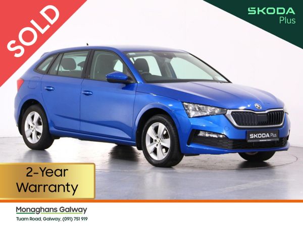 Skoda Scala Hatchback, Petrol, 2022, Blue