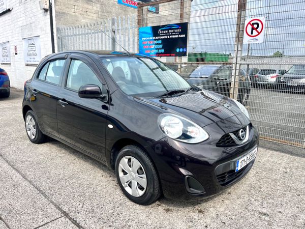 Nissan March Hatchback, Petrol, 2017, Black