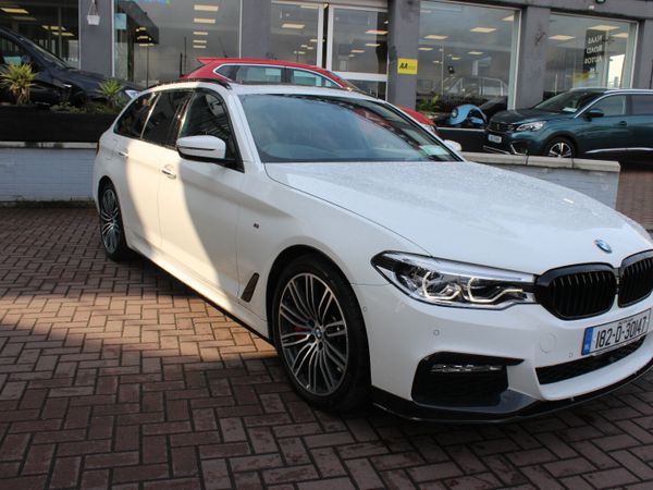 BMW 5-Series Estate, Diesel, 2018, White