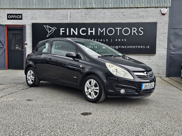 Opel Corsa Hatchback, Petrol, 2008, Black