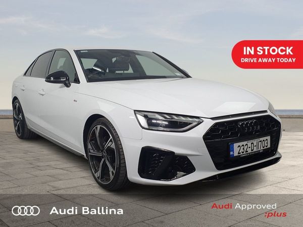 Audi A4 Saloon, Diesel, 2023, White