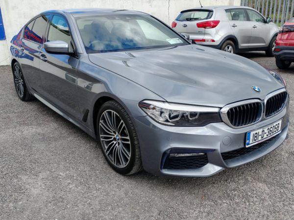 BMW 5-Series Saloon, Petrol, 2018, Grey