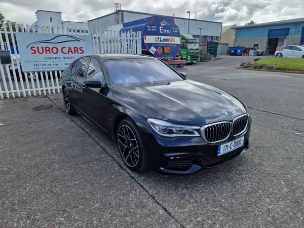BMW 7-Series Saloon, Petrol Hybrid, 2017, Black