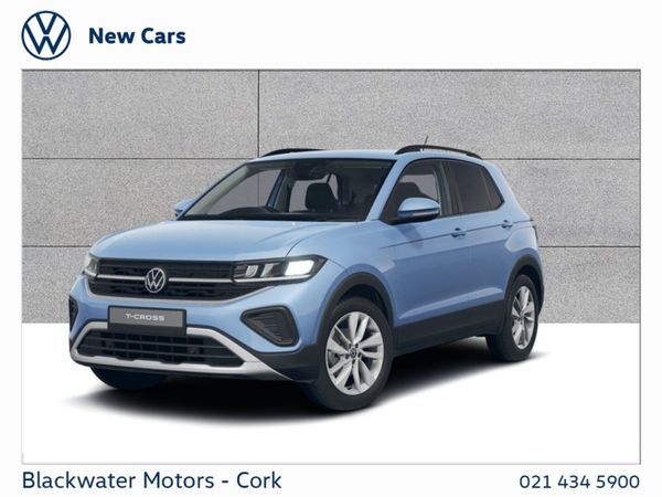 Volkswagen T-Cross SUV, Petrol, 2025, Silver