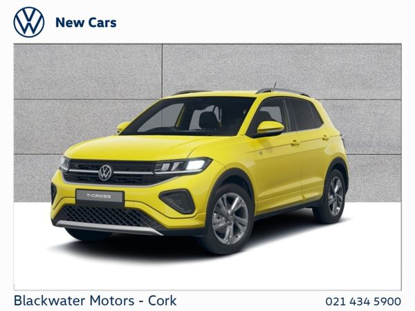 Volkswagen T-Cross SUV, Petrol, 2025, Yellow