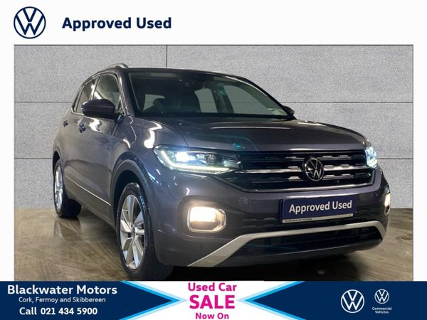 Volkswagen T-Cross SUV, Petrol, 2022, Grey