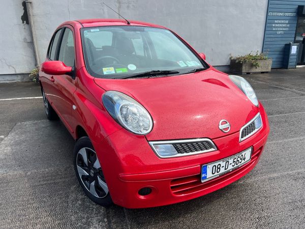 Nissan Micra Hatchback, Petrol, 2008, Red