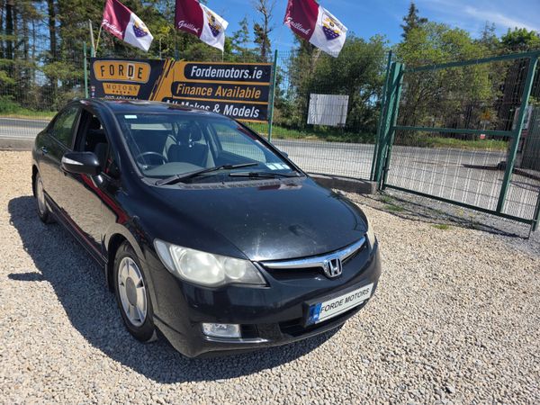 Honda Civic Saloon, Petrol Hybrid, 2009, Black