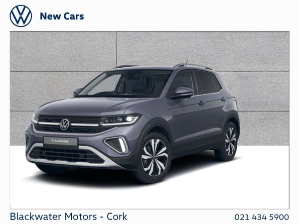 Volkswagen T-Cross SUV, Petrol, 2025, Black